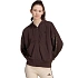 Dámska mikina adidas Seasonal Essentials Animal Print 3-Stripes Full-Zip Hooded, hnedá, KV9299
