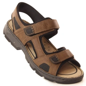Rieker M 26156-25 RKR447B Sandále na suchý zips