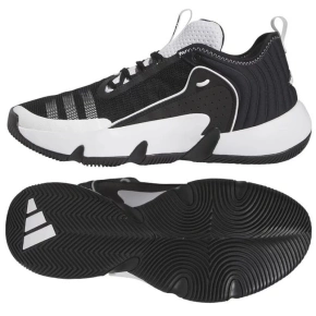 Pánske čiernobiele tenisky Trae Unlimited M HQ1020 - Adidas