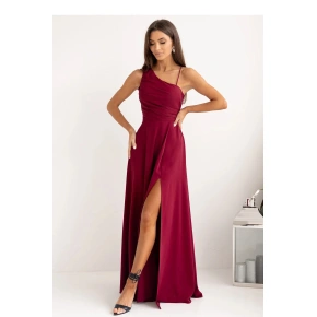 Dlhé šaty 001420 bordová - With You
