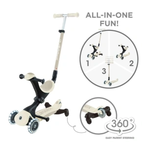 Kolobežka GO-UP DELUXE LIGHTS ECOLOGIC 360 so sedadlom (697-566)