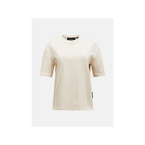 Mikina PEAK PERFORMANCE W Heavy Cotton Tee, béžová Mikina PEAK PERFORMANCE W Heavy Cotton Tee, béžová
