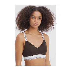 Dámska podprsenka QF7030E BKC tm.hnedá Calvin Klein