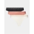 Dámske tangá 3Pack UW0UW05185 0VT ecru/black/pink - Tommy Hilfiger