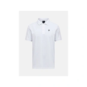 Pánske tričko PEAK PERFORMANCE M Vespar Polo, biela farba Pánske tričko PEAK PERFORMANCE M Vespar Polo, biela farba