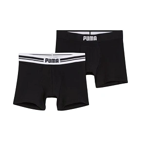 Pánske boxerky Puma Everyday Placed Logo, balenie po 2 kusoch, čierne, 938476 01 Pánske boxerky Puma Everyday Placed Logo, balenie po 2 kusoch, čierne, 938476 01