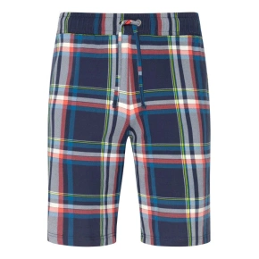 Pánske bermudy 500791 B91 modré a červené kockované - Jockey