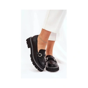 Dámske mokasíny 888-883 Black - kolekcia Sixth Sens