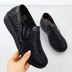 Dámske pohodlné čižmy Unisoft 8910 slip-on v maskáčoch