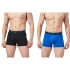 Pánske boxerky Puma 2-Pack Blue Black Comfortable Cotton