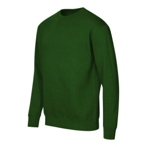 Unisex mikina Crew (fľaškovo zelená)