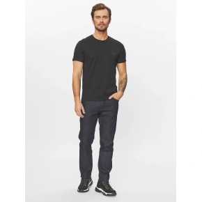 Pánske tričko 110853 3f755 00020 čierne - Emporio Armani