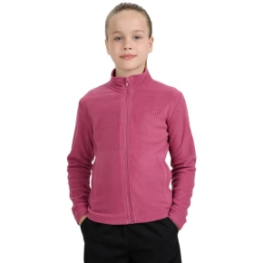 Dievčenský fleece 4F F346 tmavo fialový 4FJWAW25TFLEF346 50S