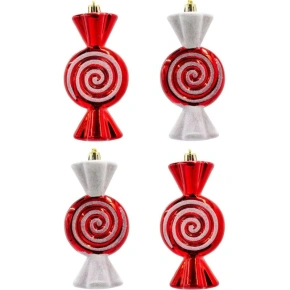 PLASTOVÉ TVAROVANIE OZDÔBKY BEZPEČNÉ CUKROVINKY 4KS SĽUDA