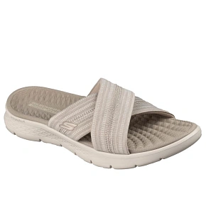 Dámske šľapky Skechers GO WALK FLEX SANDAL IMPRESSED 141420 DKTP Dámske šľapky Skechers GO WALK FLEX SANDAL IMPRESSED 141420 DKTP