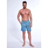 Pánske pyžamové šortky 698/24 Modré s potlačou - Cornette