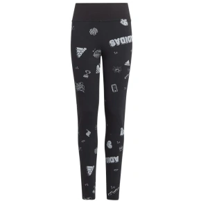 Detské legíny JG Bluv Q3 Tight Jr IA1567 - Adidas