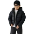 Chlapčenská páperová bunda 4F M621 dark black 4FJWAW25TDJAM621 20S