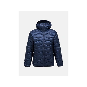 Pánska péřová bunda Peak Performance M Helium Down Hood Jacket, farba tmavomodrá Pánska péřová bunda Peak Performance M Helium Down Hood Jacket, farba tmavomodrá