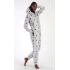 Dámsky overal Polka Dot Grey Pattern - Vienetta