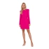 Dámske šaty M755 fuchsiové - MOE