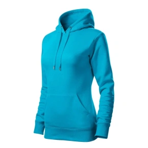 Malfini Cape Free W MLI-F1444 tyrkysová mikina Malfini Cape Free W MLI-F1444 tyrkysová mikina