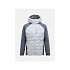 Pánska péřová bunda PEAK PERFORMANCE M Helium Down Hybrid Hood, sivá