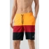 Pánske plavecké šortkyH4L21-SKMT004 oranžovo-červeno-čierne - 4F