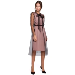 Dámske šaty K039 Powder Pink - Makover