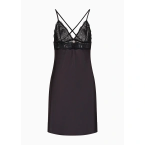 Dámska nočná košieľka 164716 3F206 00020 čierna - Emporio Armani