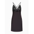 Dámska nočná košieľka 164716 3F206 00020 čierna - Emporio Armani