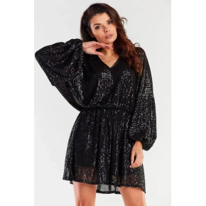 Dámske šaty A485 black - Awama
