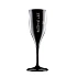 Bojím sa ľudí - čierny nerozbitný pohár na prosecco 150 ml
