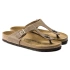 Dámske žabky Birkenstock Gizeh Oiled Leather Tabacco Brown Regular wide (0943811) dámske