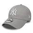 Čiapka New Era 9FORTY MLB NY New York Yankees sivá – 10531940
