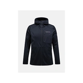 Mikina PEAK PERFORMANCE M Utility Light Zip Hood, čierna Mikina PEAK PERFORMANCE M Utility Light Zip Hood, čierna