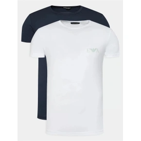 Pánske tričko 2Pack 111670 4R715 white/dark. modrá - Emporio Armani