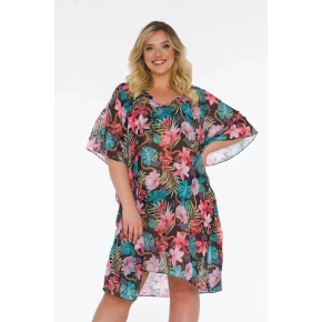 Dámske pareo 15 D83T- 43 black great - Self