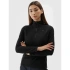 Dámska fleecová mikina W 4FAW23UFLEF031 20S black - 4F