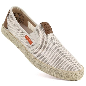 Pánska obuv espadrille slip-on beige Bugatti TT15305