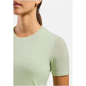 Koszulka damska Odlo MERINO 160 BL TOP crew neck s/s zielona Koszulka damska Odlo MERINO 160 BL TOP crew neck s/s zielona
