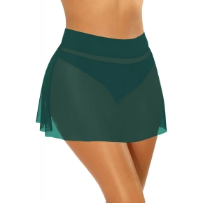 Dámska plážová sukňa Skirt 4 D98B - 7 tm. zelená - Self
