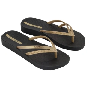 Dámske žabky Bossa Soft V Fem W 82840-AQ444 Black with Gold - Ipanema