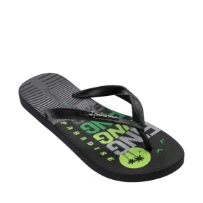 Pánske žabky Ipanema Graphics black-green 83532-AP253