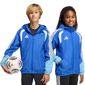 Detská bunda adidas Tiro 26 Competition All Weather blue KB0157 Detská bunda adidas Tiro 26 Competition All Weather blue KB0157