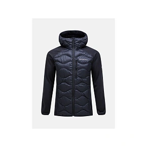 Bunda Peak Performance M Helium Down Hybrid Hood, čierna Bunda Peak Performance M Helium Down Hybrid Hood, čierna