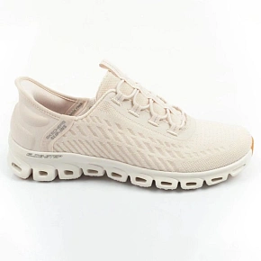 Skechers Glide-Step dámske pohodlné tenisky ecru Slip-ins women's