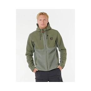 Mikina RIP CURL ANTI SERIES SEARCH, zelená
