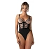 Dámske očarujúce body Vila Blanes Teddy black - Obsessive