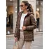 Dámská prošívaná přechodová bunda TY5800 hnědá - FashionStreet 